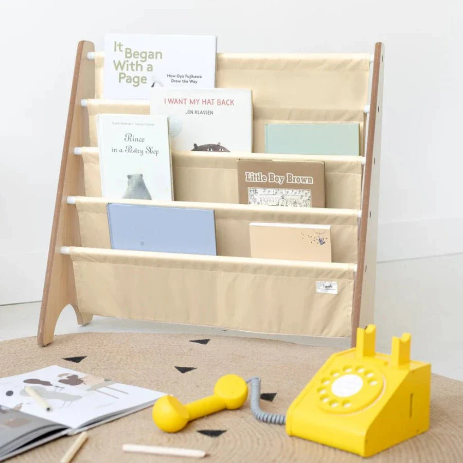 3 Sprouts - Recycled Fabric Kids Book Rack - Image 6