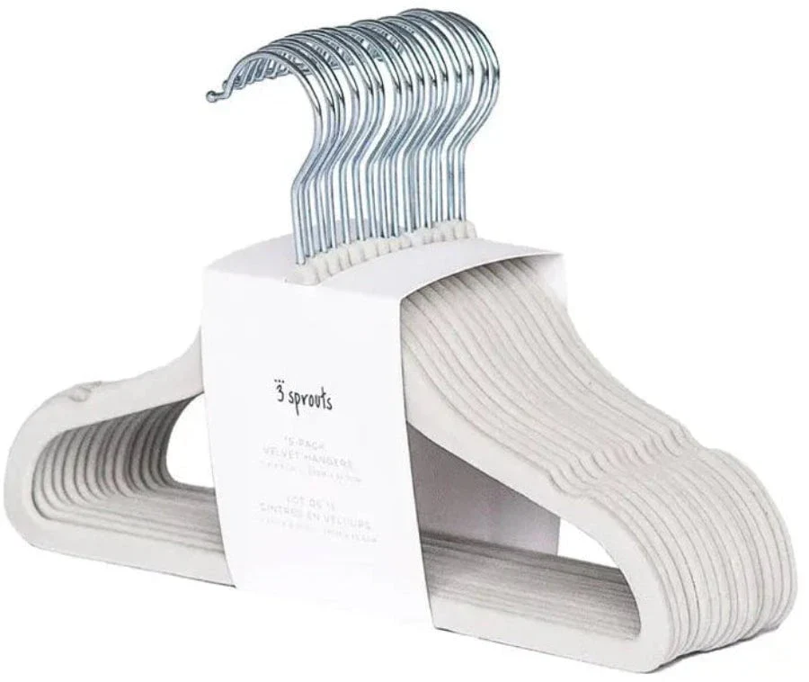 3 Sprouts - Velvet Hangers 15 Per Set - Image 5
