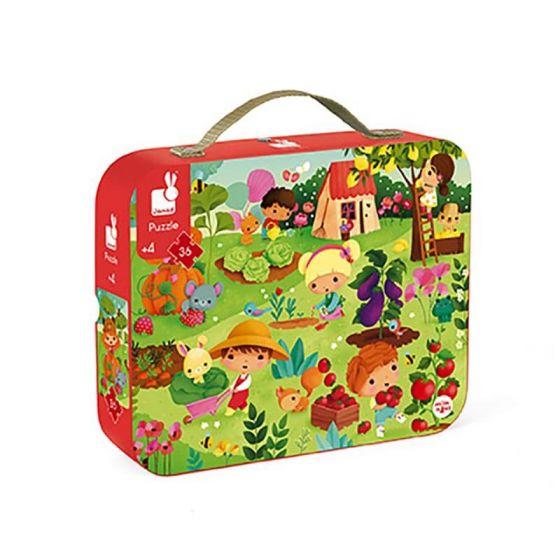 Janod - 36 pc Puzzle in Suitcase - Image 3