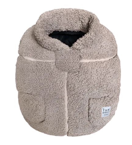 7AM - Car Seat Cocoon - Teddy - Image 10