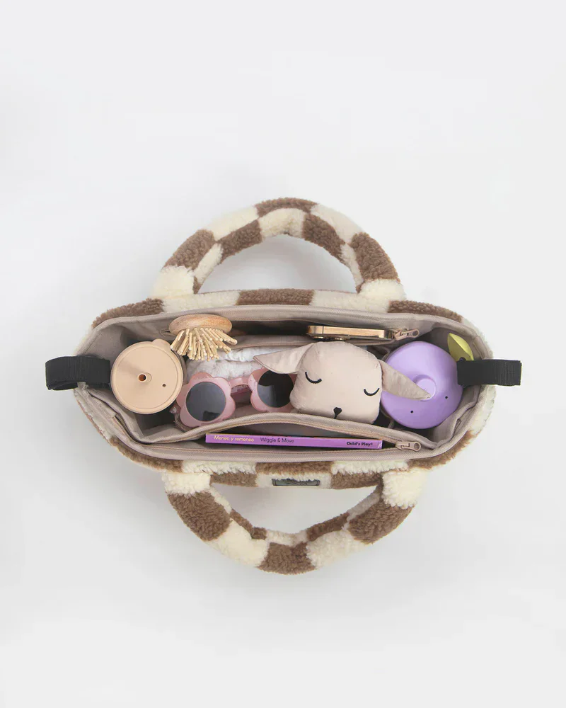 7AM - Romy Stroller Organizer - Checker Berber - Image 3