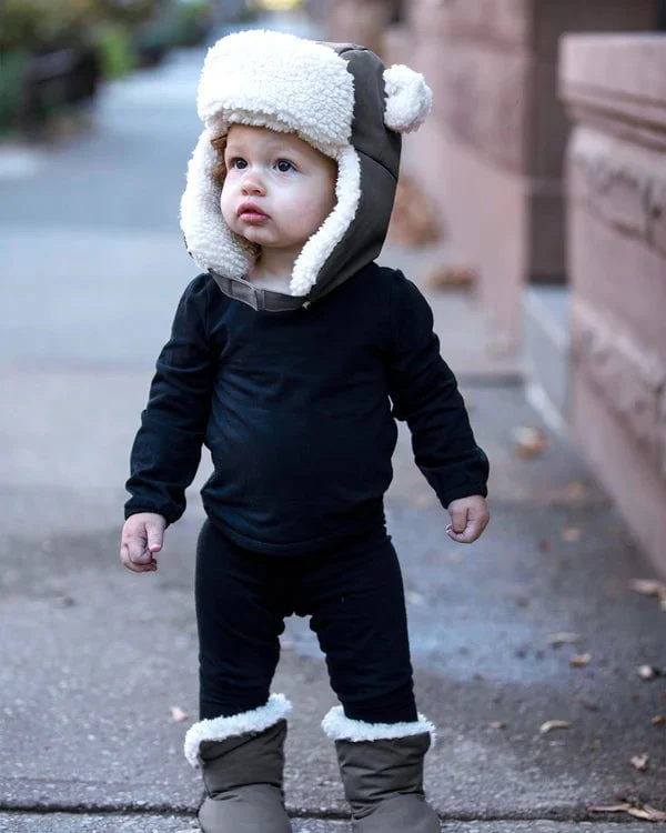 7AM - Winter Cub Gift Set Hat & Mittens - Benji Sherpa - Image 2