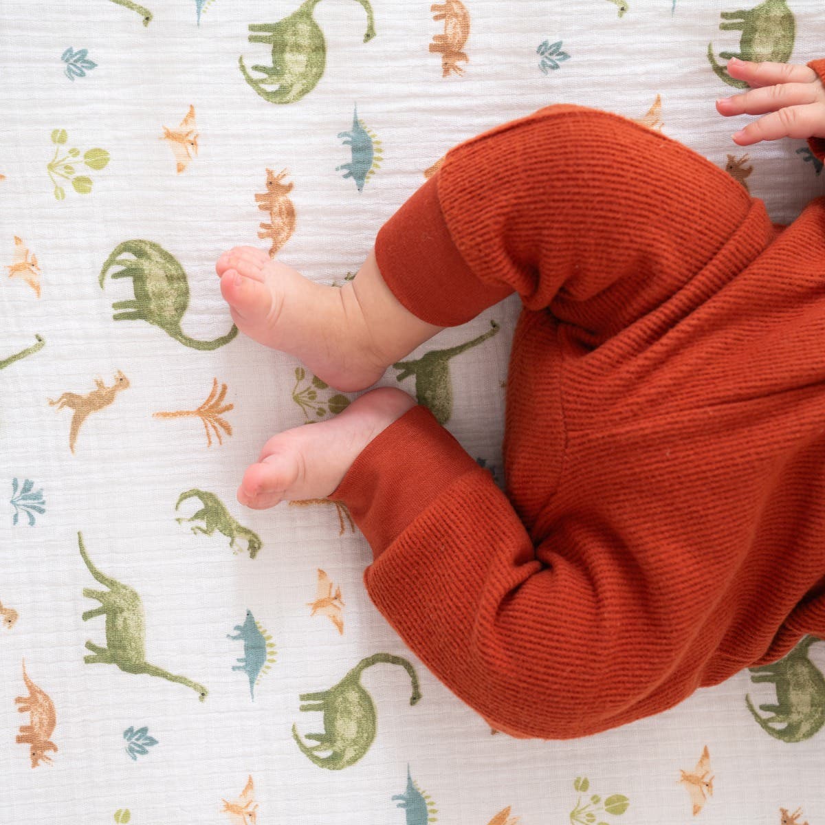Aden + Anais - Essentials Cotton Muslin Crib Sheet - Image 4