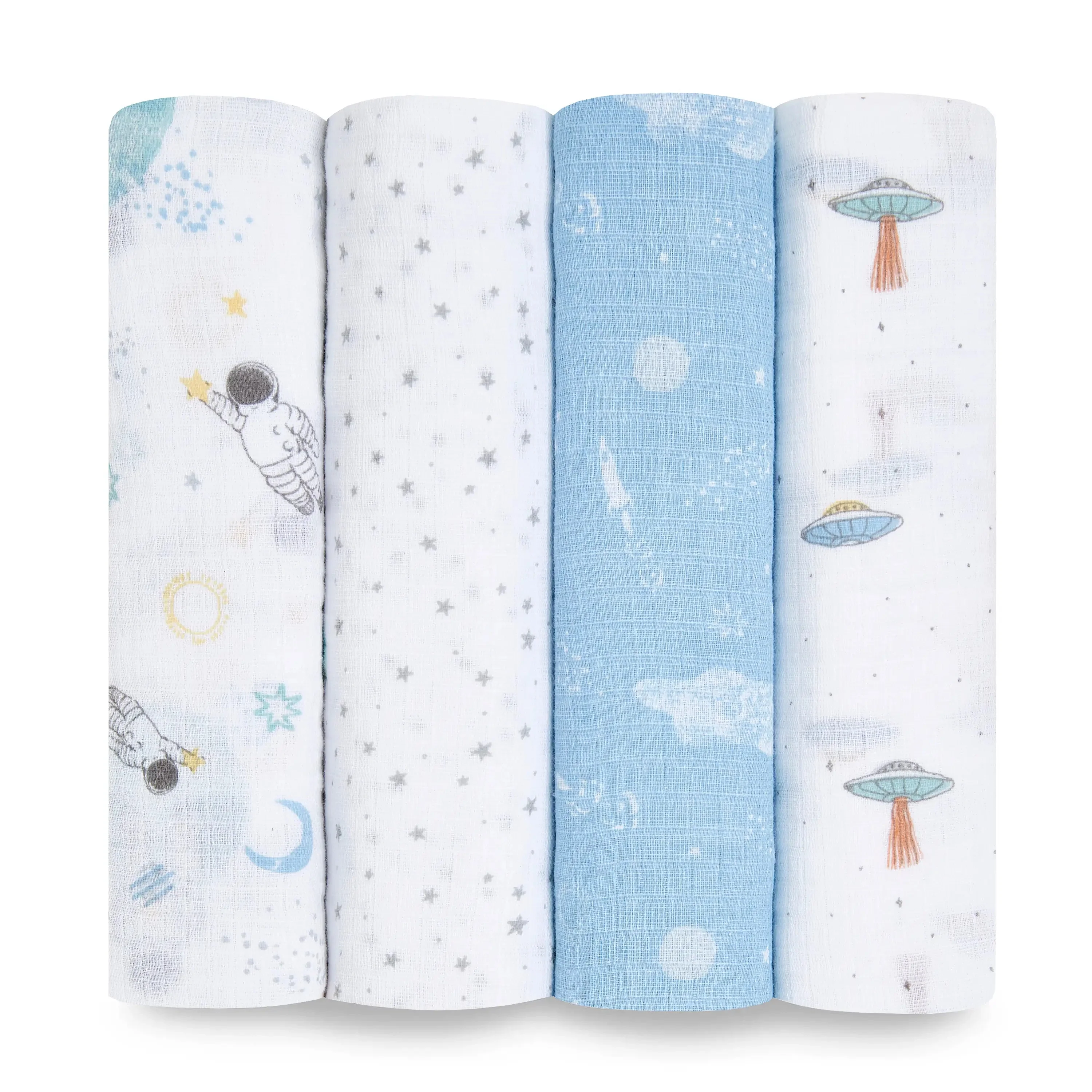 Aden + Anais - Essentials Cotton Muslin Swaddles - 4 pack - Image 11