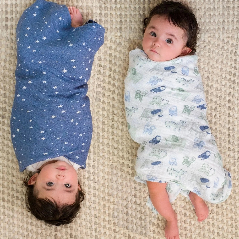 Aden + Anais - Essentials Cotton Muslin Swaddles - 4 pack - Image 5