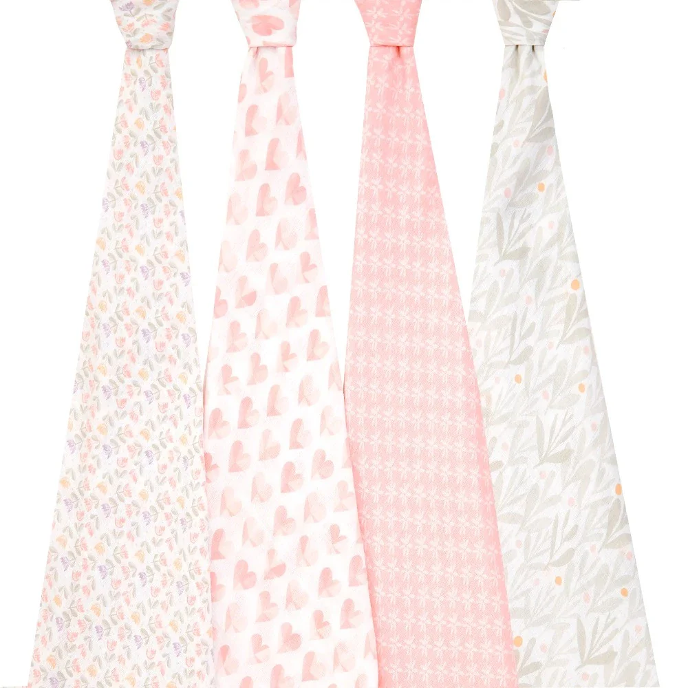 Aden + Anais - Essentials Cotton Muslin Swaddles - 4 pack - Image 7
