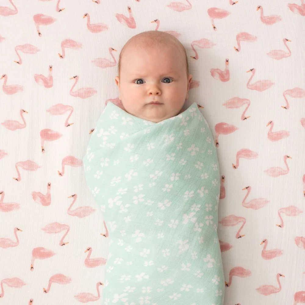 Aden + Anais - Essentials Cotton Muslin Swaddles - 4 pack - Image 9