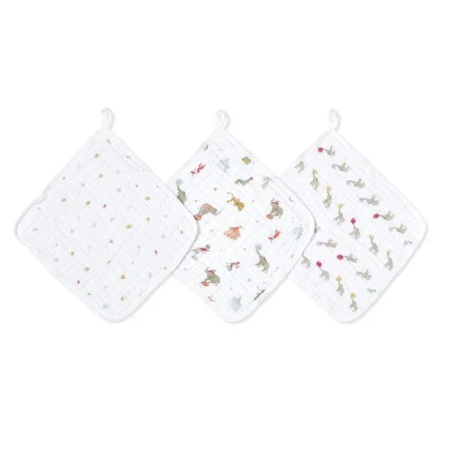 Aden + Anais - Essentials Cotton Muslin Washcloths - 3 Pack - Image 5