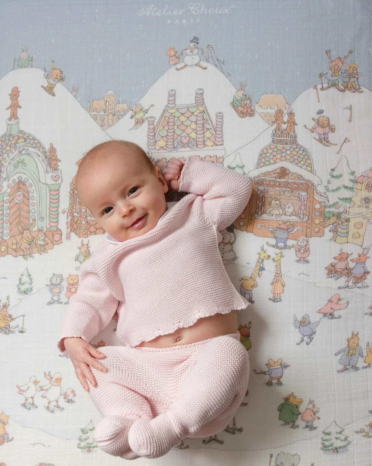 Atelier Choux Paris - Swaddle - Winter Wonderland - Image 2