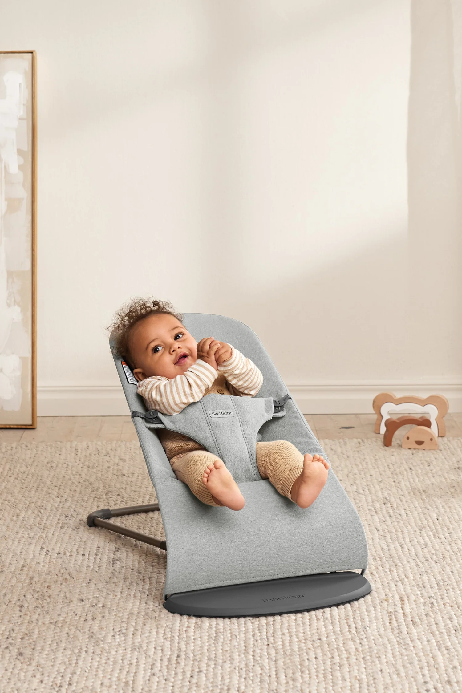 Baby Bjorn - Bouncer Bliss - Woven Mélange - Image 4