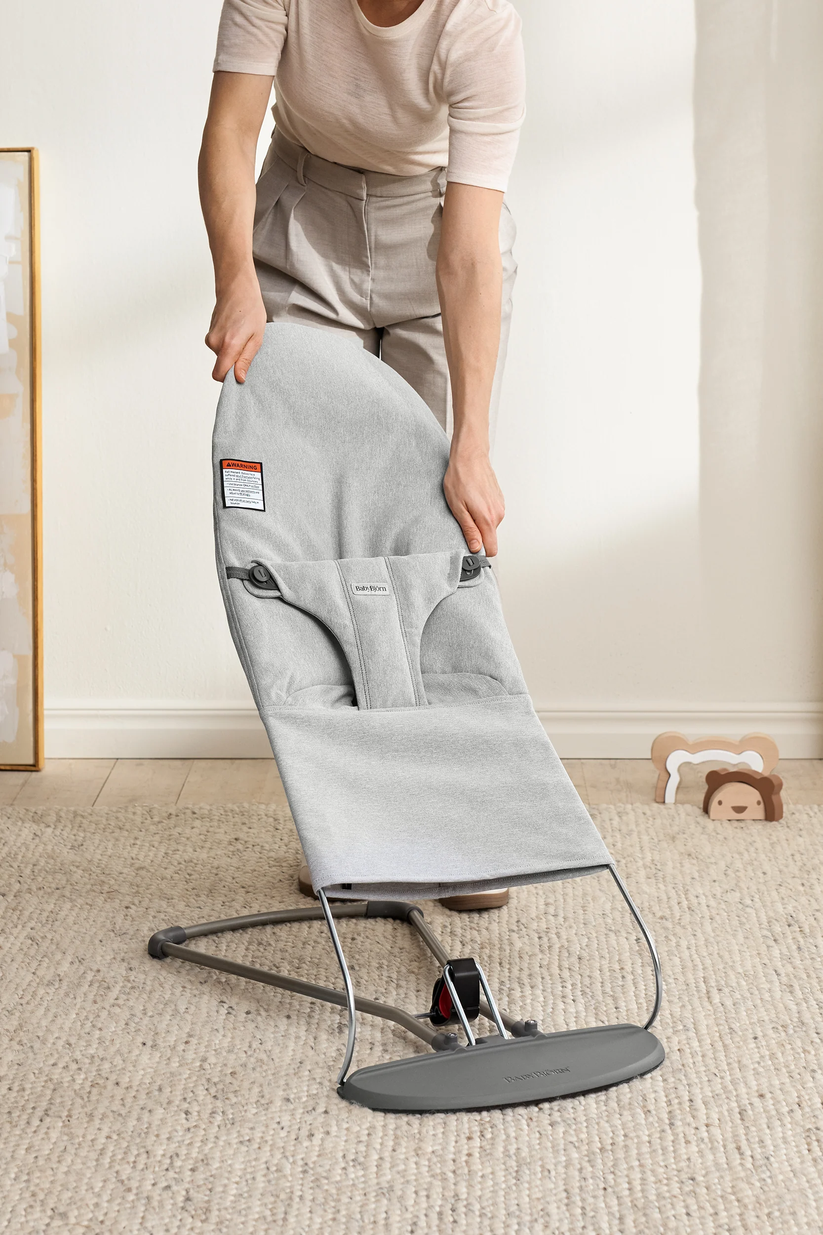 Baby Bjorn - Bouncer Bliss - Woven Mélange - Image 9