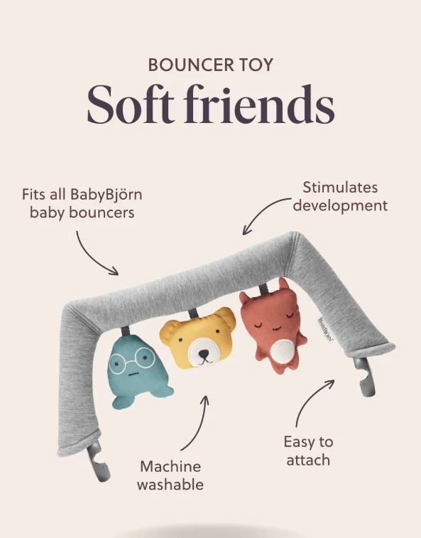 Baby Bjorn - Toy for Bouncer - Soft Friends - Image 4