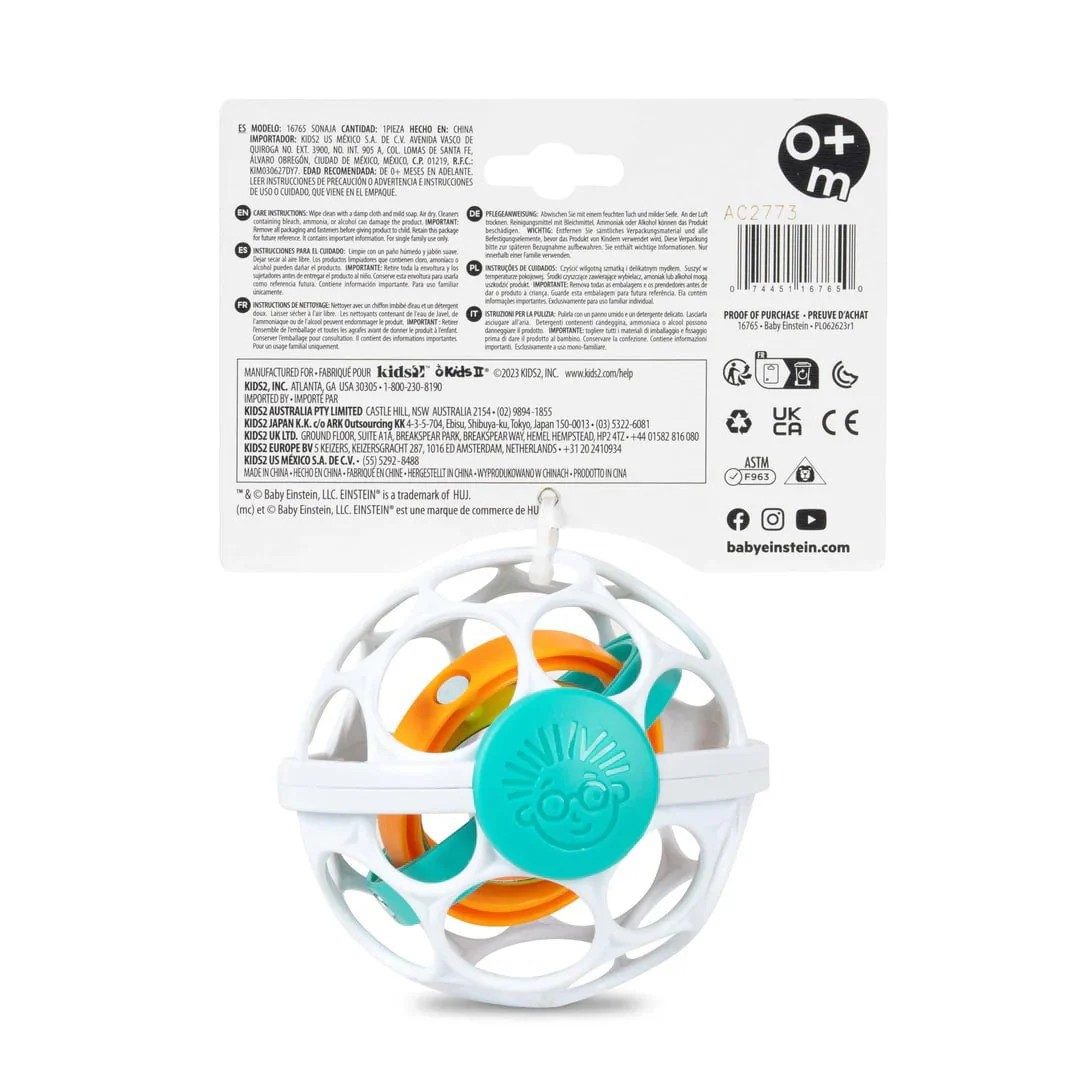 Baby Einstein - Grip & Spin Oball Rattle Toy - Image 4