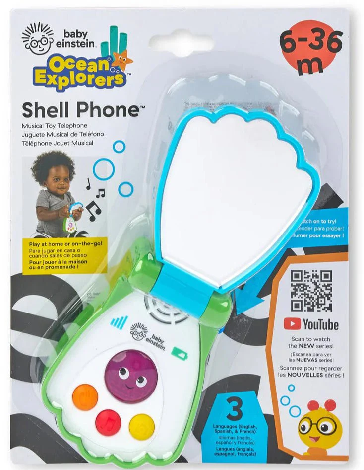 Baby Einstein - Shell Phone Musical Toy Telephone - Image 5