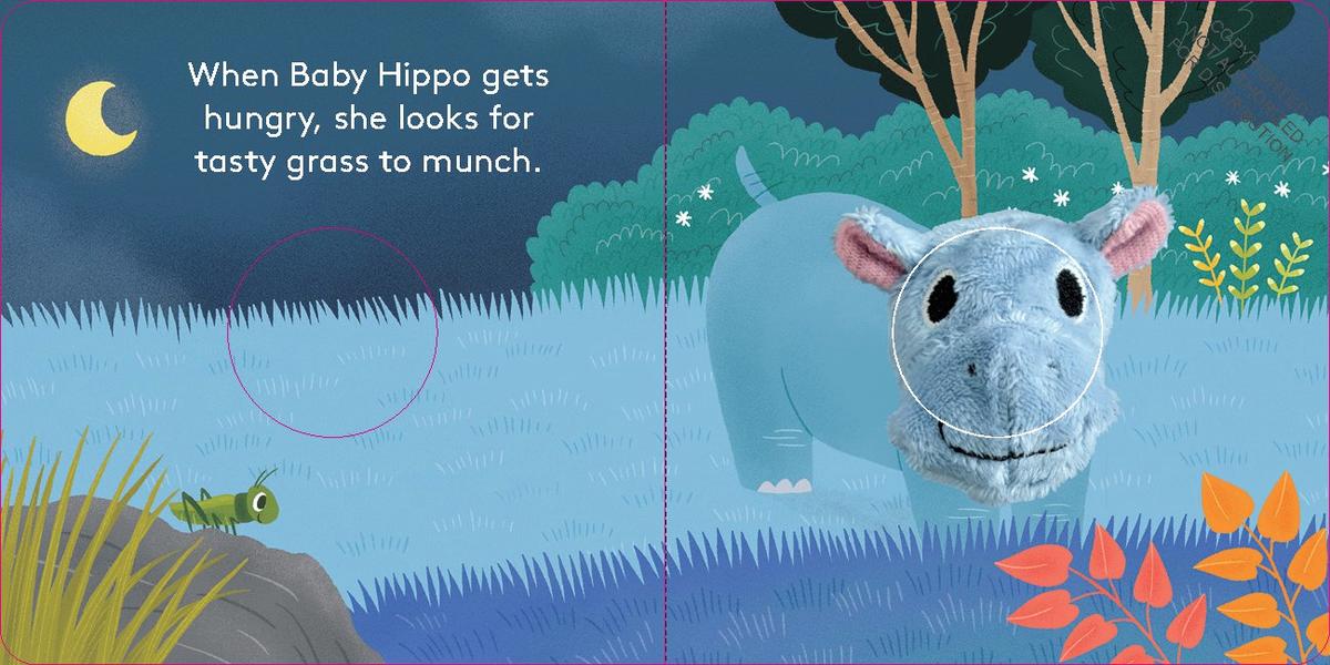 Baby Hippo: Finger Puppet - Board Book - Image 5