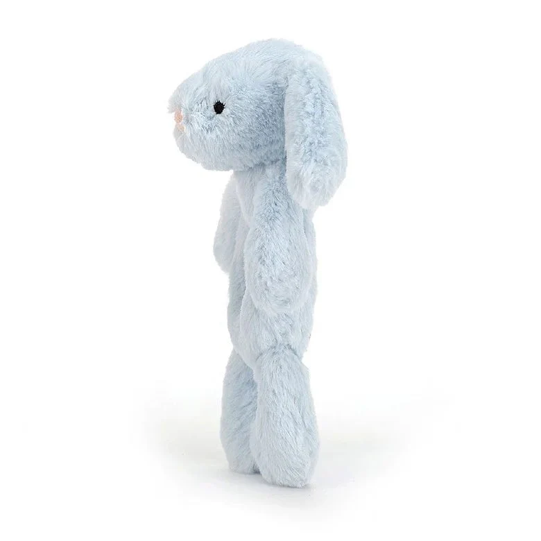 Baby Jellycat - Bashful Blue Bunny Ring Rattle - Image 3