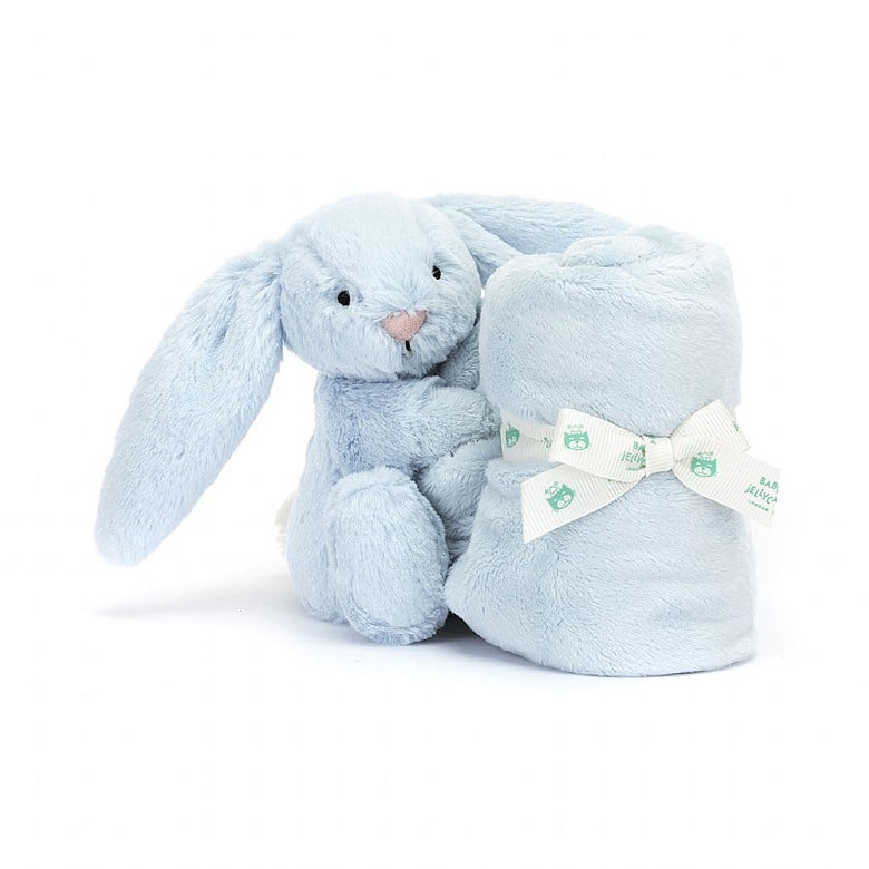 Baby Jellycat - Bashful Blue Bunny Soother - Image 2