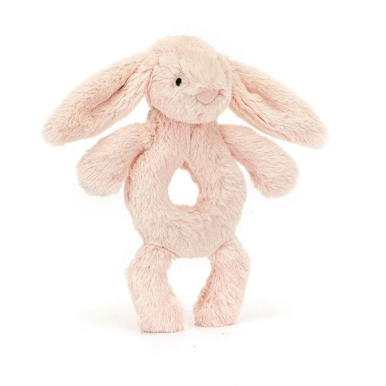 Baby Jellycat - Bashful Blush Bunny Ring Rattle