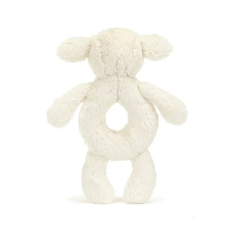 Baby Jellycat - Bashful Lamb Ring Rattle - Image 4