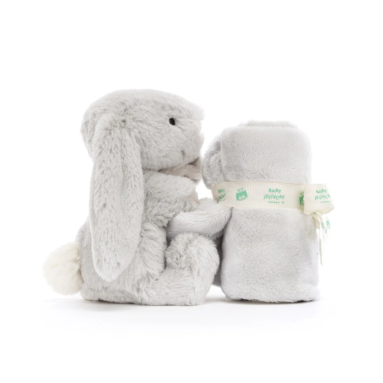 Baby Jellycat - Bashful Silver Bunny Soother - Image 2