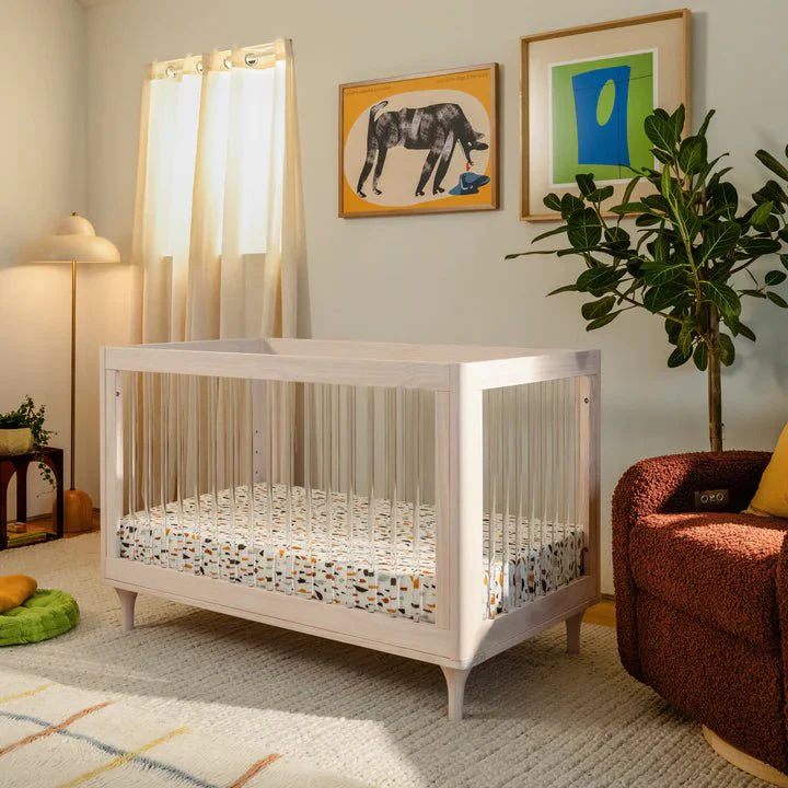 Babyletto - Lolly 3-in-1 Convertible Crib with Toddler Bed Conversion Kit - Acrylic - Image 2
