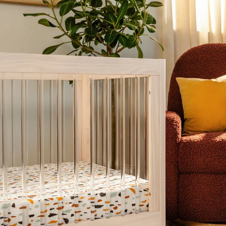 Babyletto - Lolly 3-in-1 Convertible Crib with Toddler Bed Conversion Kit - Acrylic - Image 3