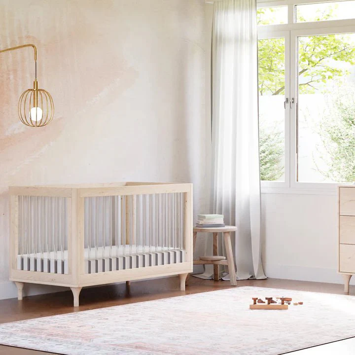 Babyletto - Lolly 3-in-1 Convertible Crib with Toddler Bed Conversion Kit - Acrylic - Image 4