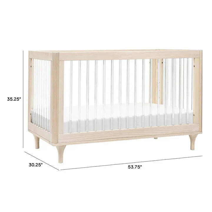 Babyletto - Lolly 3-in-1 Convertible Crib with Toddler Bed Conversion Kit - Acrylic - Image 8