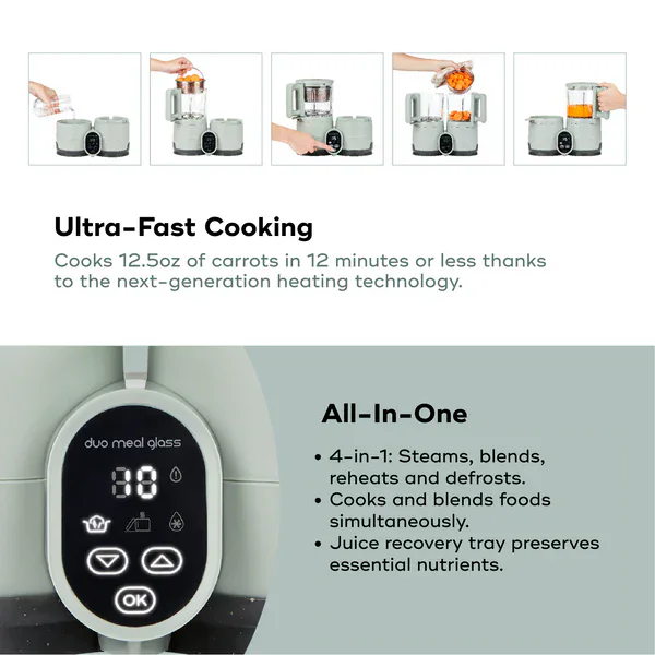 Babymoov - Duo Meal Glass Pro Baby Food Maker - Image 5