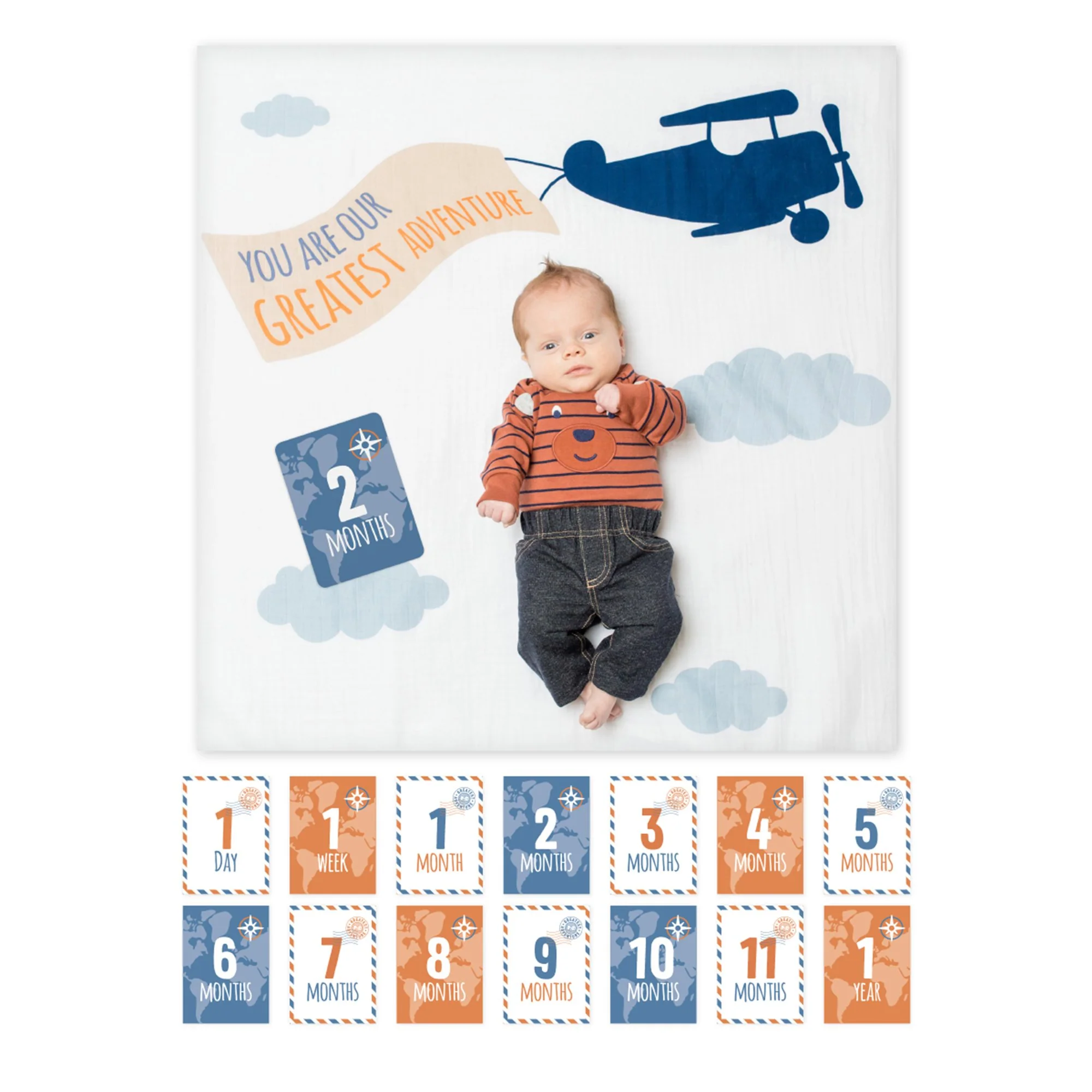 Lulujo - Baby's First Year Milestone Blanket - Image 9