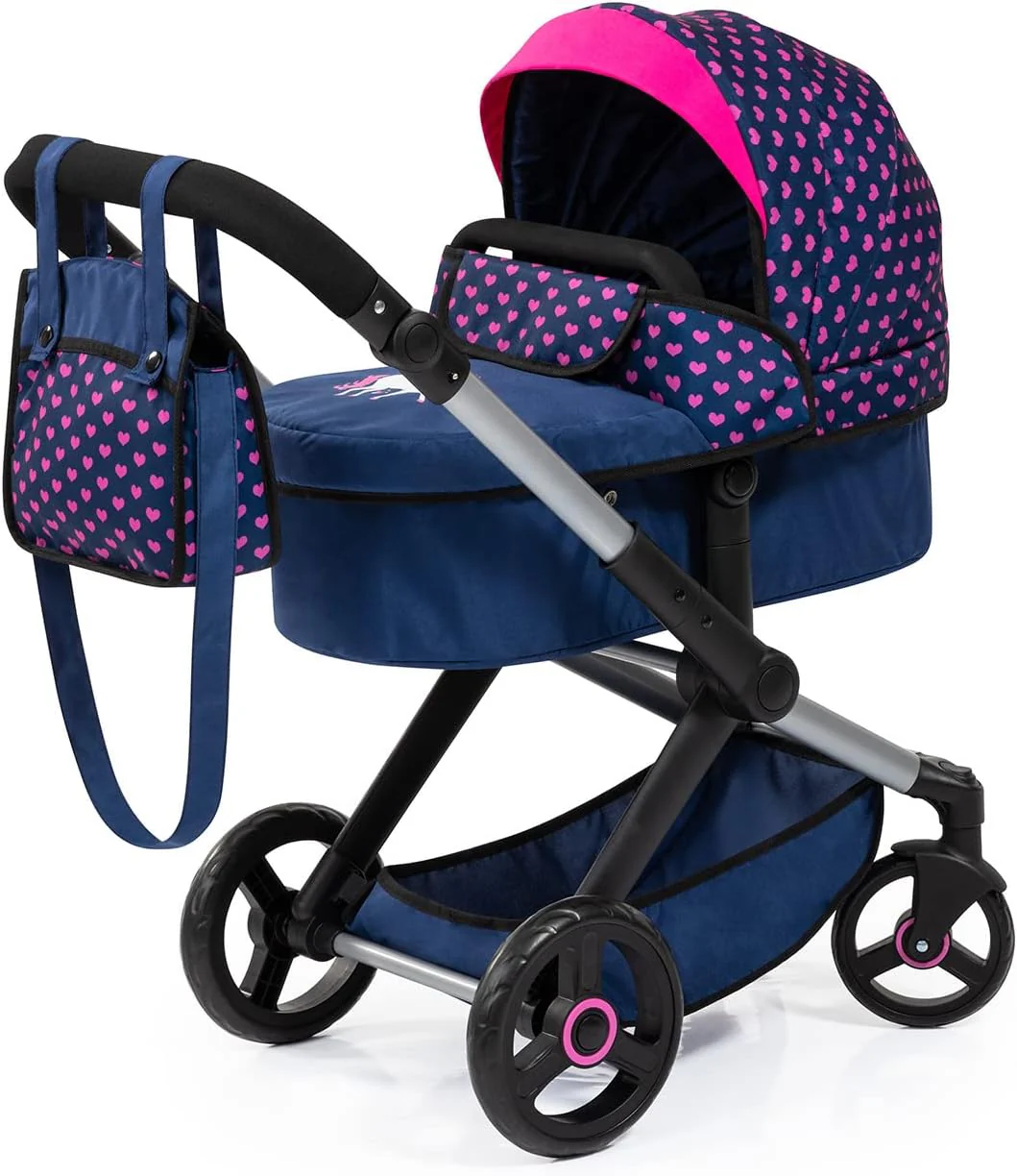 Bayer - Dolls Pram XEO - Baby Stroller for Dolls with Accessories