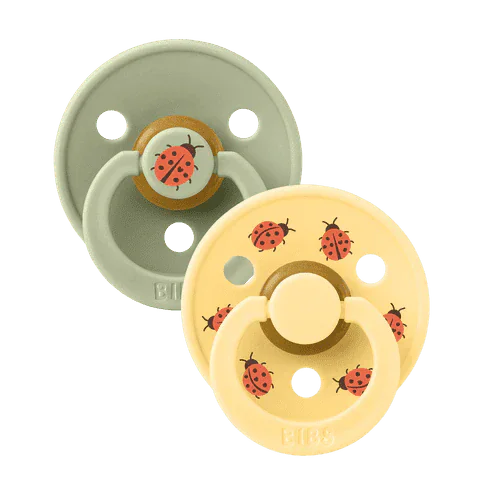 BIBS - Latex Pacifier - Studio Colour - Ladybug - 2 PACK - Image 2