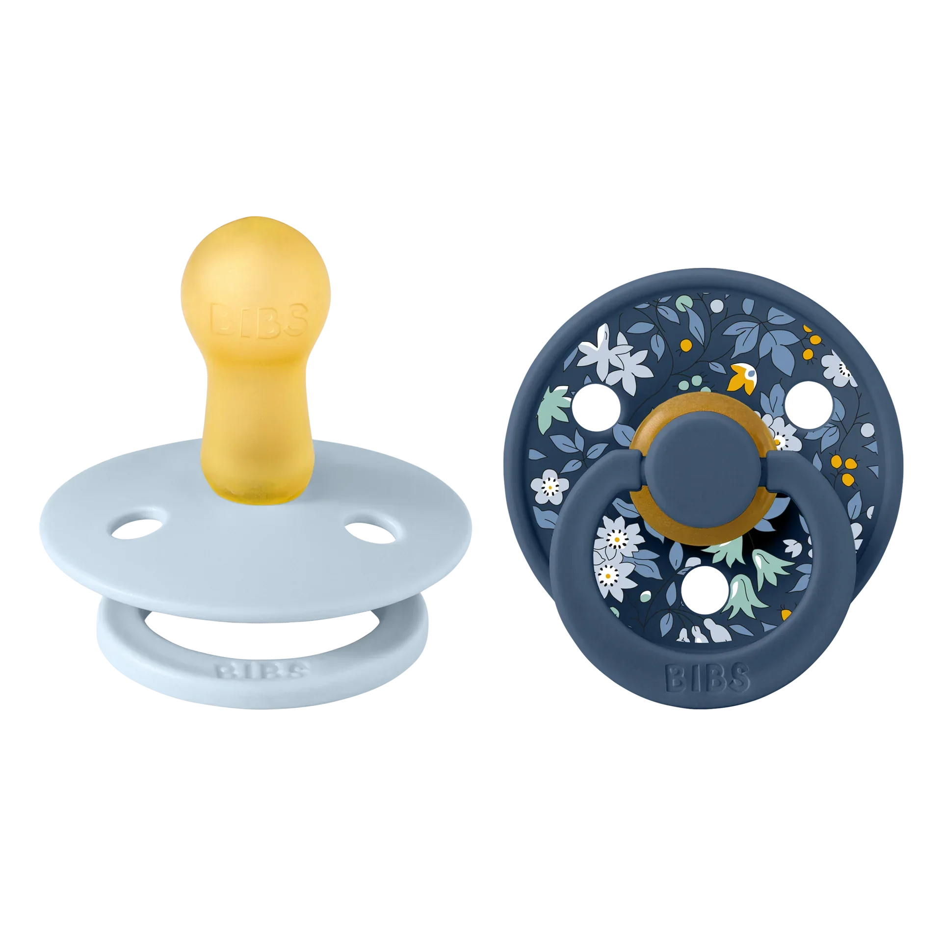 BIBS x Liberty - Latex Pacifier - Studio Colour - Chamomile Lawn - 2 PACK - Image 2