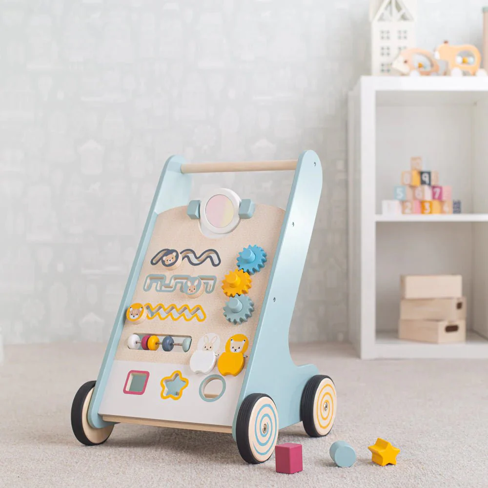 Bigjigs - Wooden Activity Baby Walker - Image 2