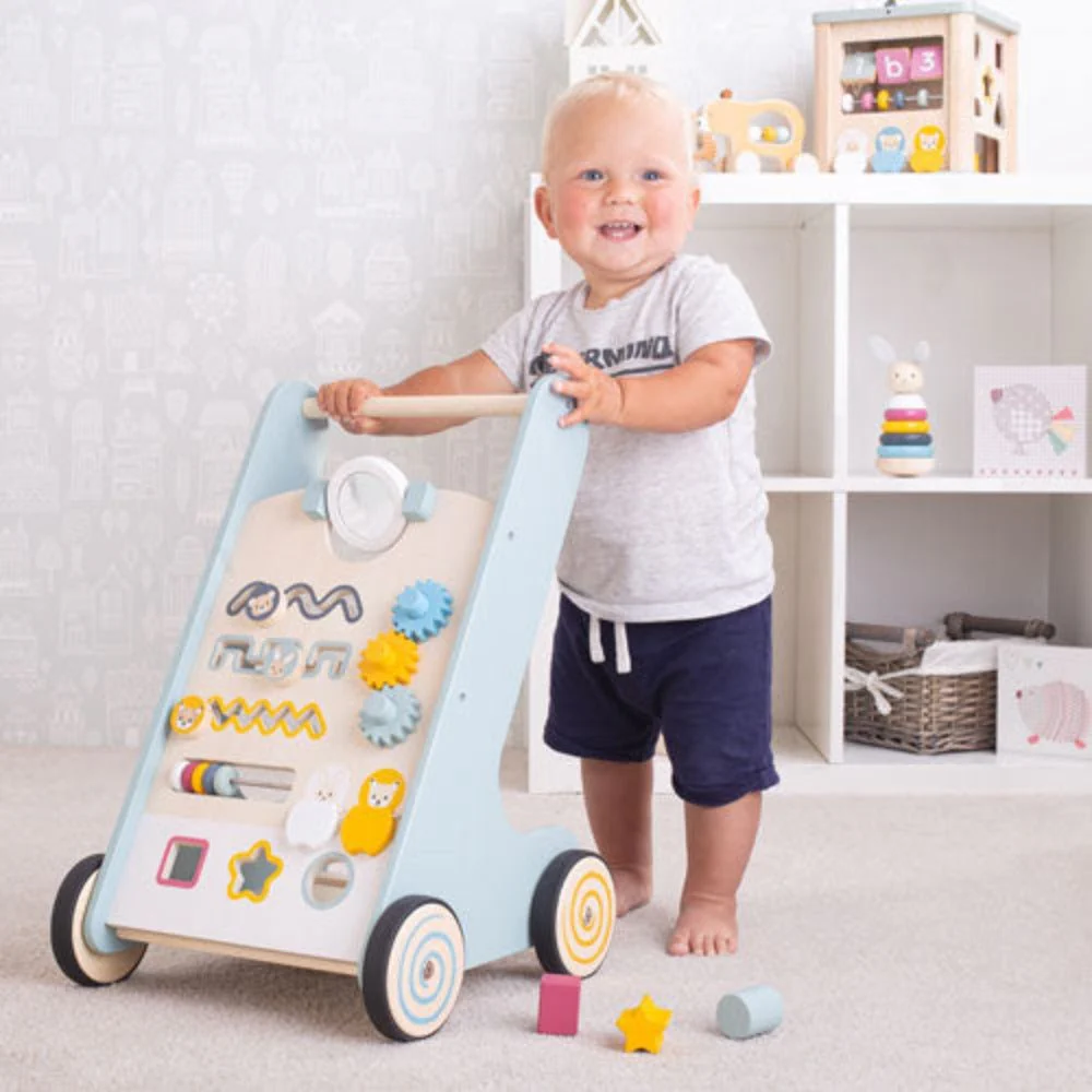 Bigjigs - Wooden Activity Baby Walker - Image 4