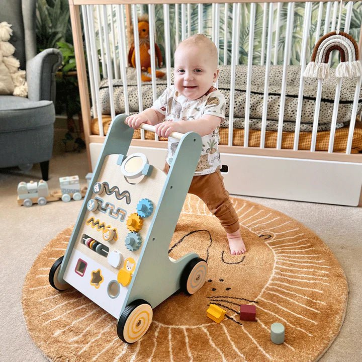 Bigjigs - Wooden Activity Baby Walker - Image 5