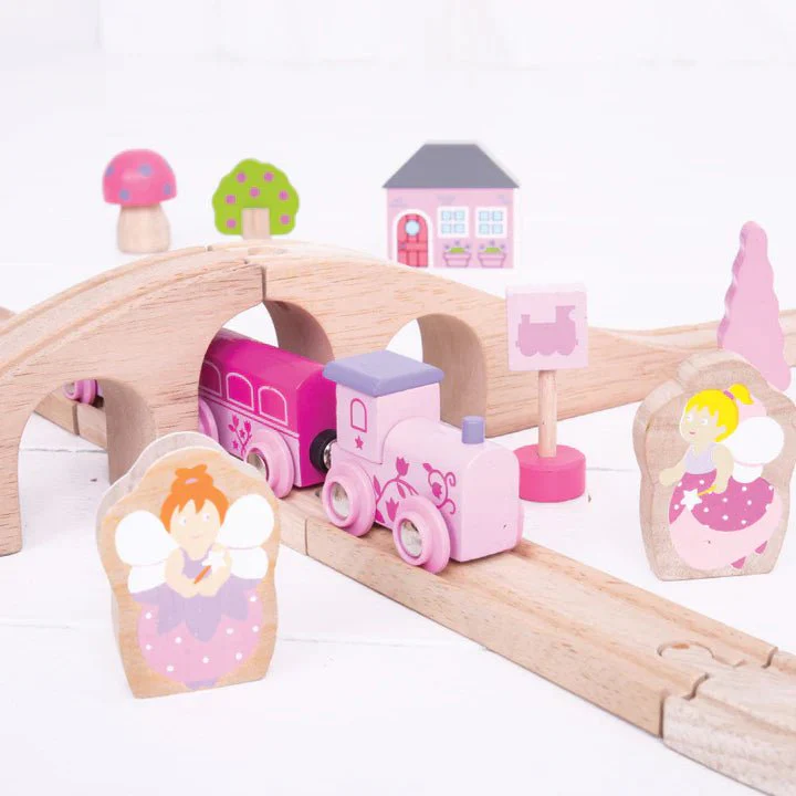 Bigjigs - Fairy Figure of Eight Train Set - Image 2