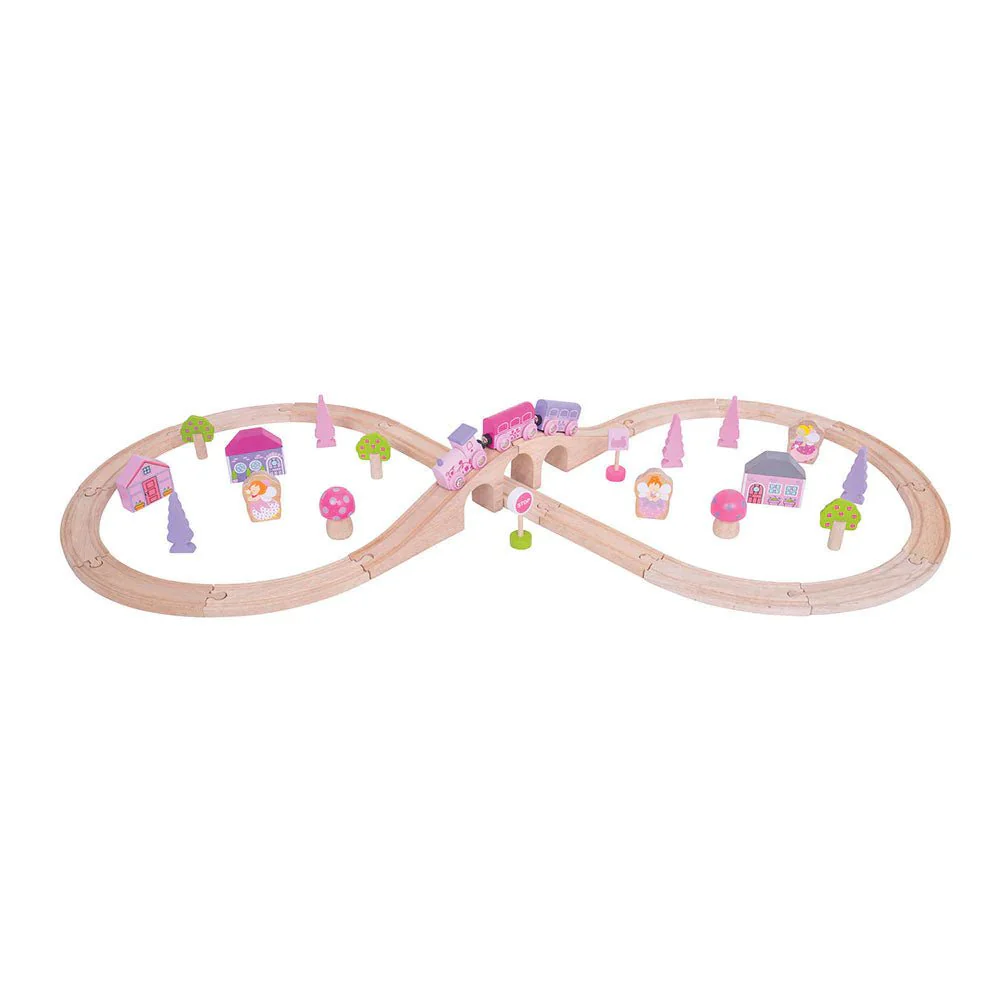Bigjigs - Fairy Figure of Eight Train Set - Image 3