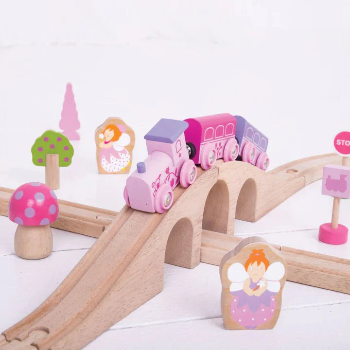 Bigjigs - Fairy Figure of Eight Train Set - Image 5