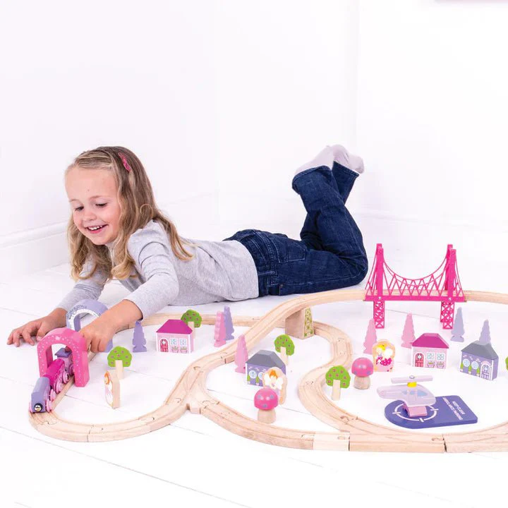 Bigjigs - Fairy Town Train Set - Image 10