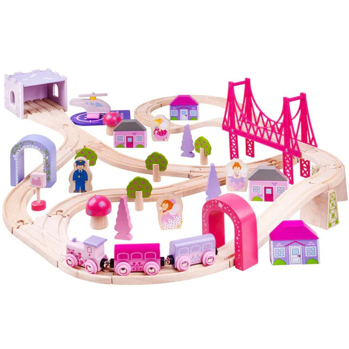 Bigjigs - Fairy Town Train Set - Image 3