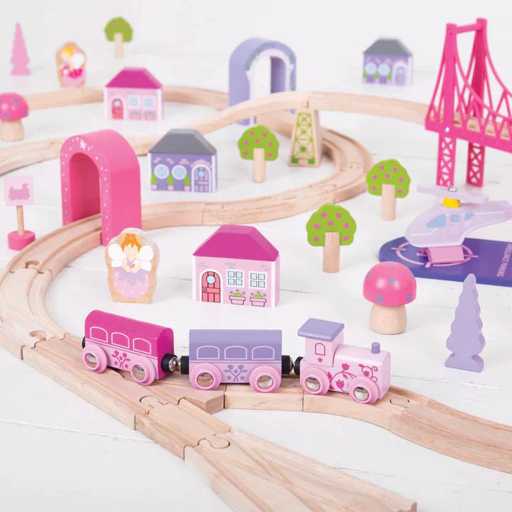 Bigjigs - Fairy Town Train Set - Image 6