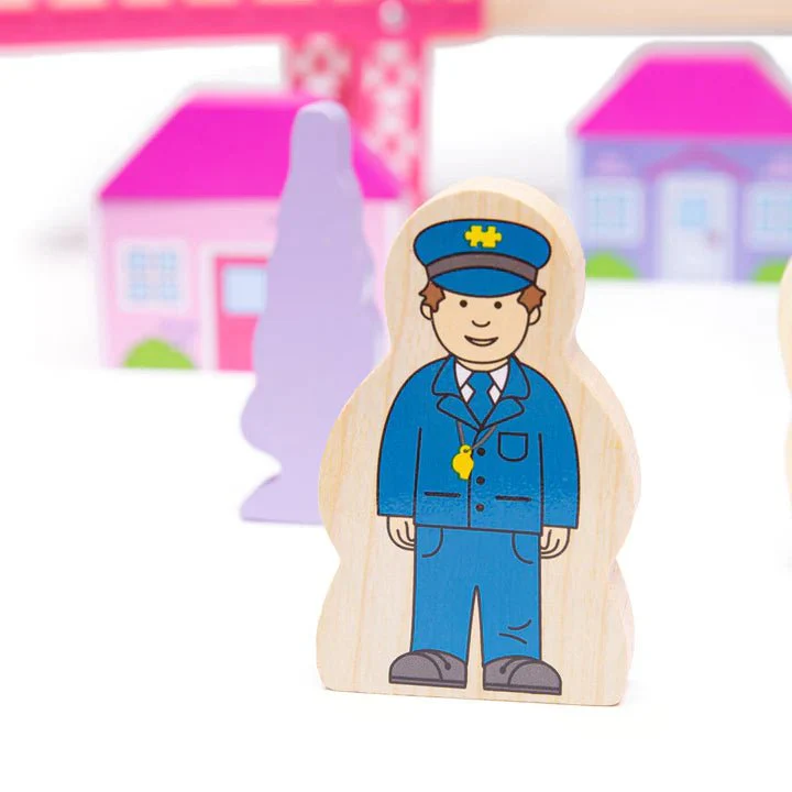 Bigjigs - Fairy Town Train Set - Image 8