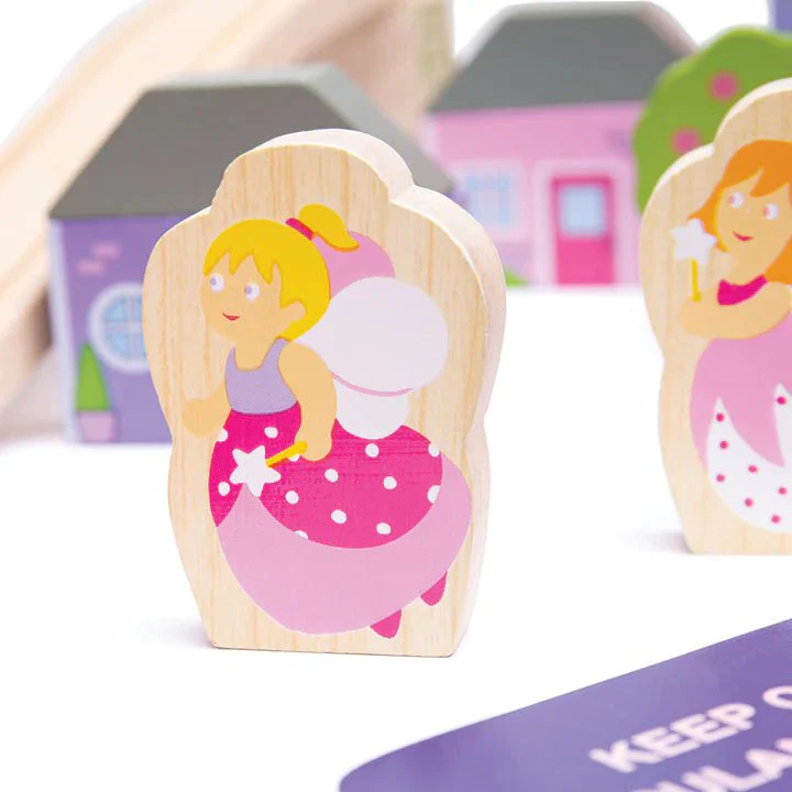 Bigjigs - Fairy Town Train Set - Image 9