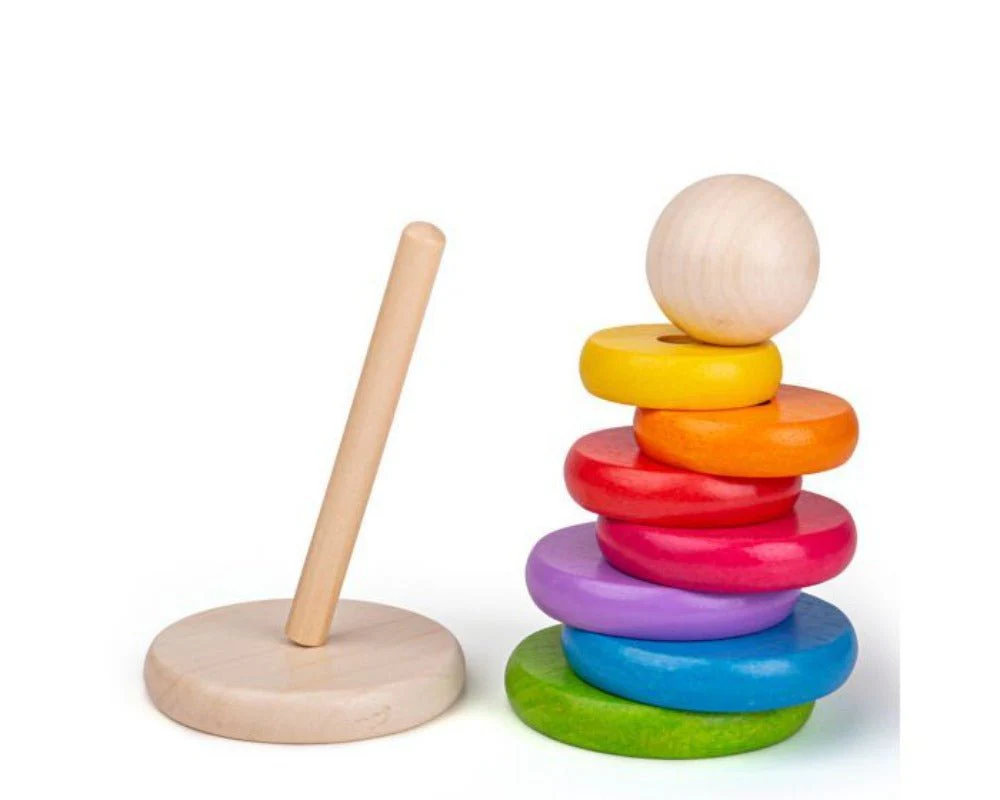 Bigjigs - First Rainbow Stacker - Image 2