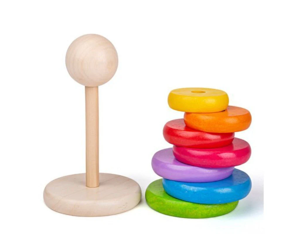 Bigjigs - First Rainbow Stacker - Image 3