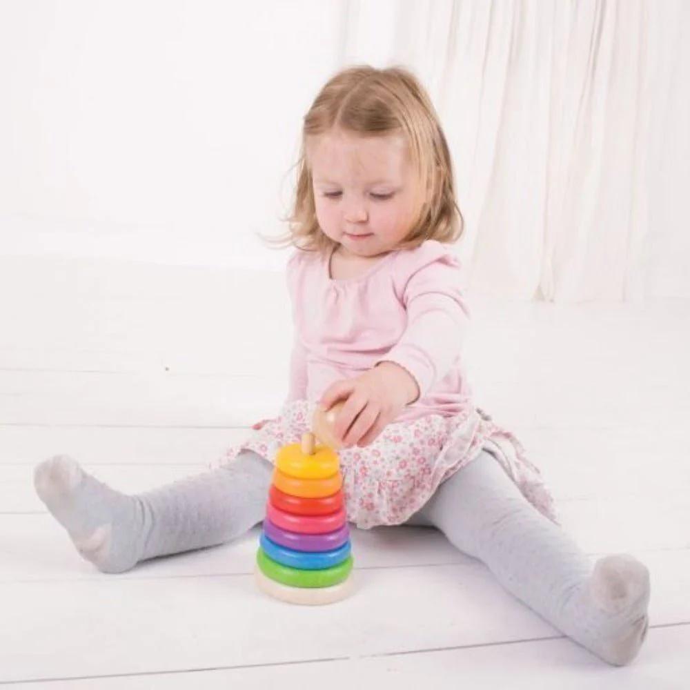Bigjigs - First Rainbow Stacker - Image 4