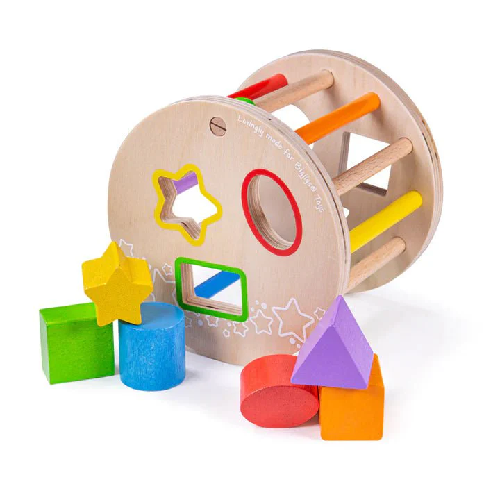 Bigjigs - First Rolling Shape Sorter - Image 2