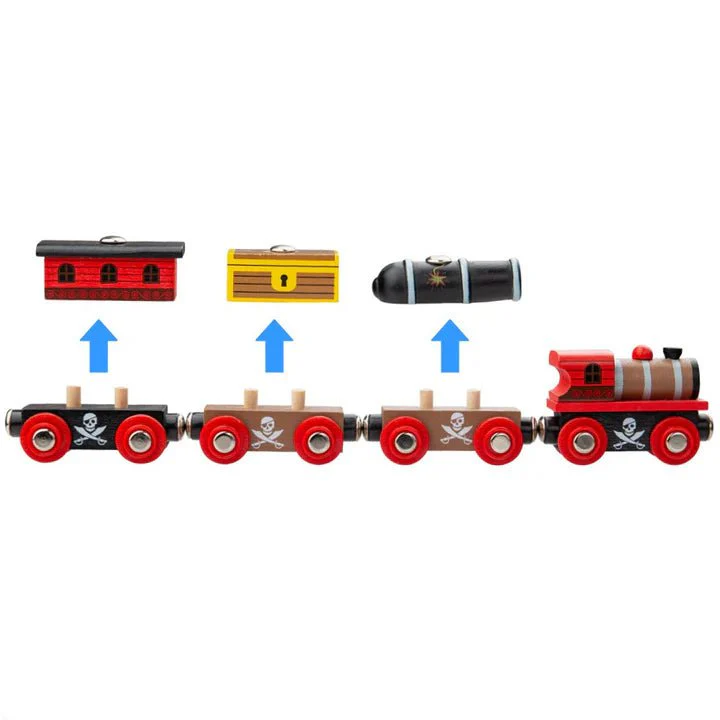 Bigjigs - Pirate Train - Image 3