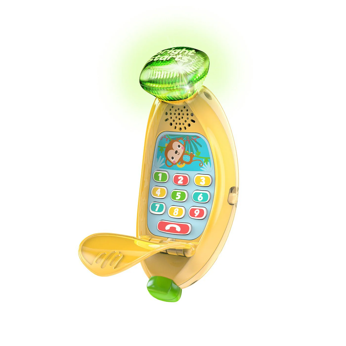 Bright Starts - Babblin’ Banana™ Ring & Sing Activity Toy - Image 2
